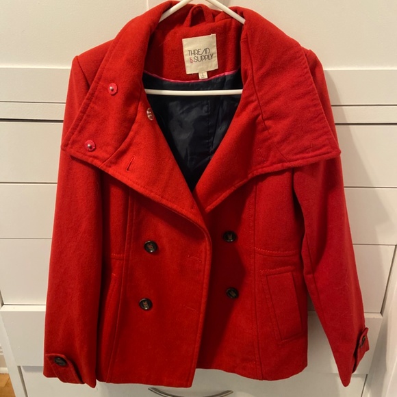 *** SALE 2 for 25*** Thread & supply pea coat - Picture 3 of 4